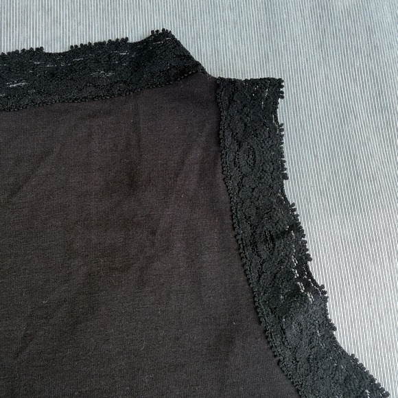 Dolce & Gabbana Lace Y2K 90s Vintage Black Wife Pleaser Tank Top‎ Shirt Size S - Picture 9 of 12